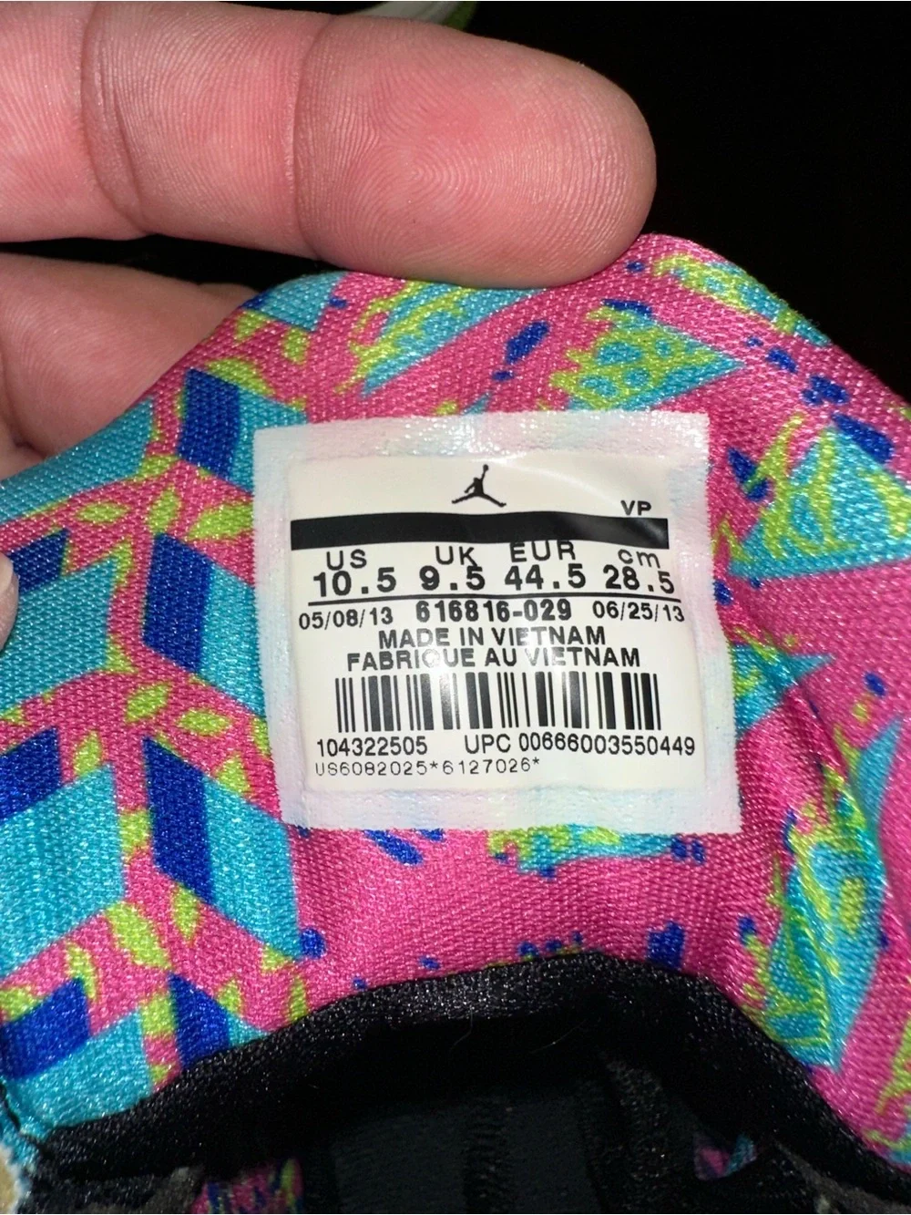 Air Jordan Flight 45 “Bel Air” rare color way. Like New.